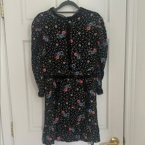 Floral Black Topshop Dress